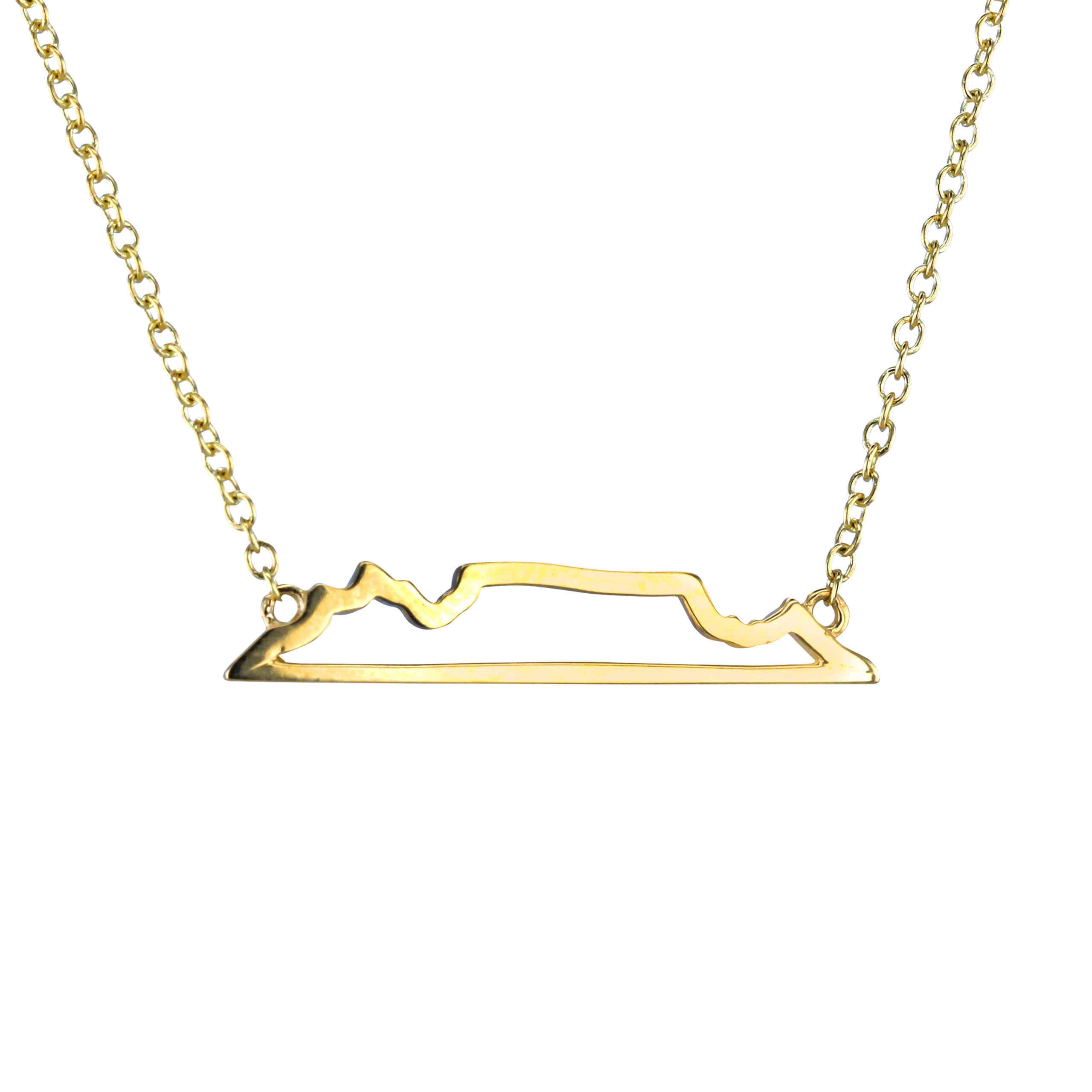 9kt Table Mountain Necklace image 0