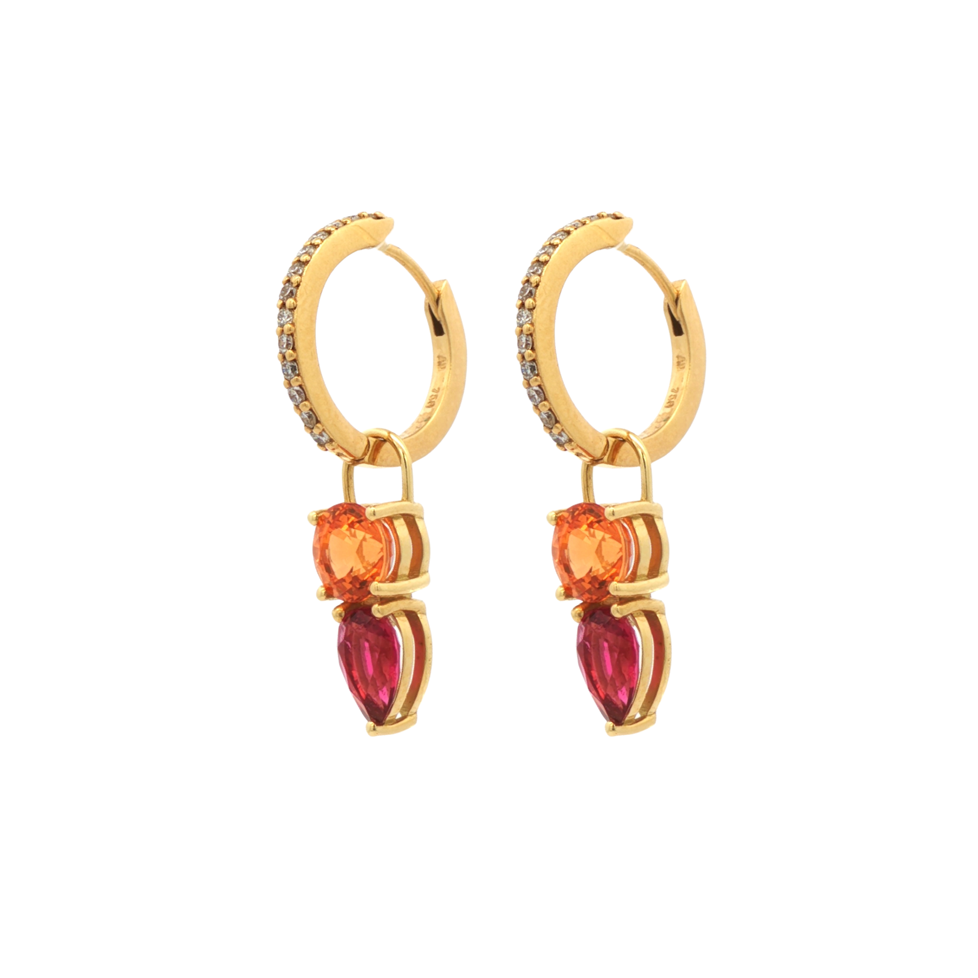 Maya Manderin Hoop Charms