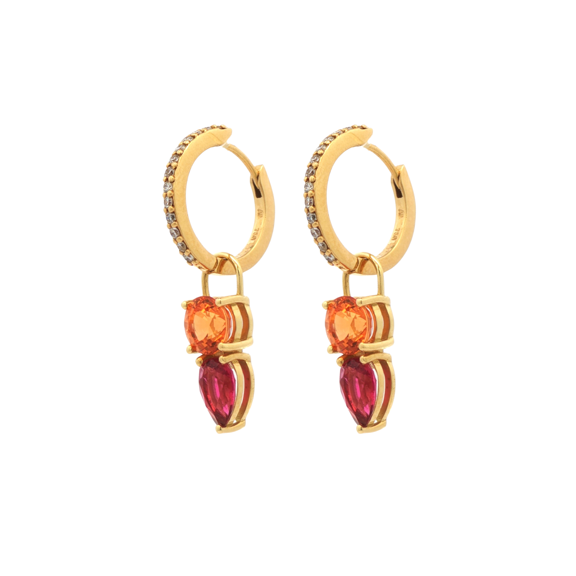 Maya Manderin Hoop Charms