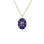 Lapis and Tourmaline North Star Pendant