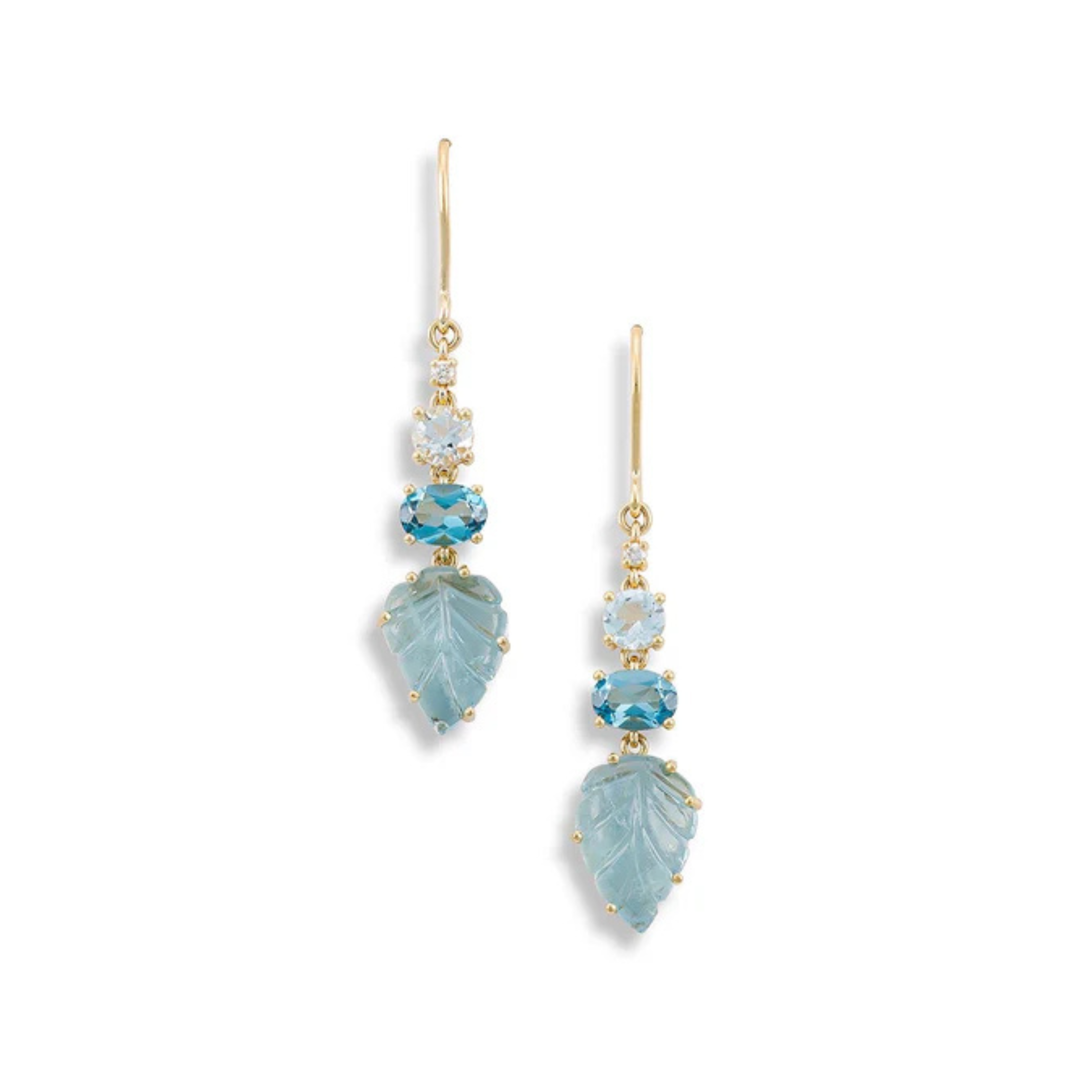 Blue Rainforest Drop Earrings