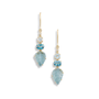 Blue Rainforest Drop Earrings