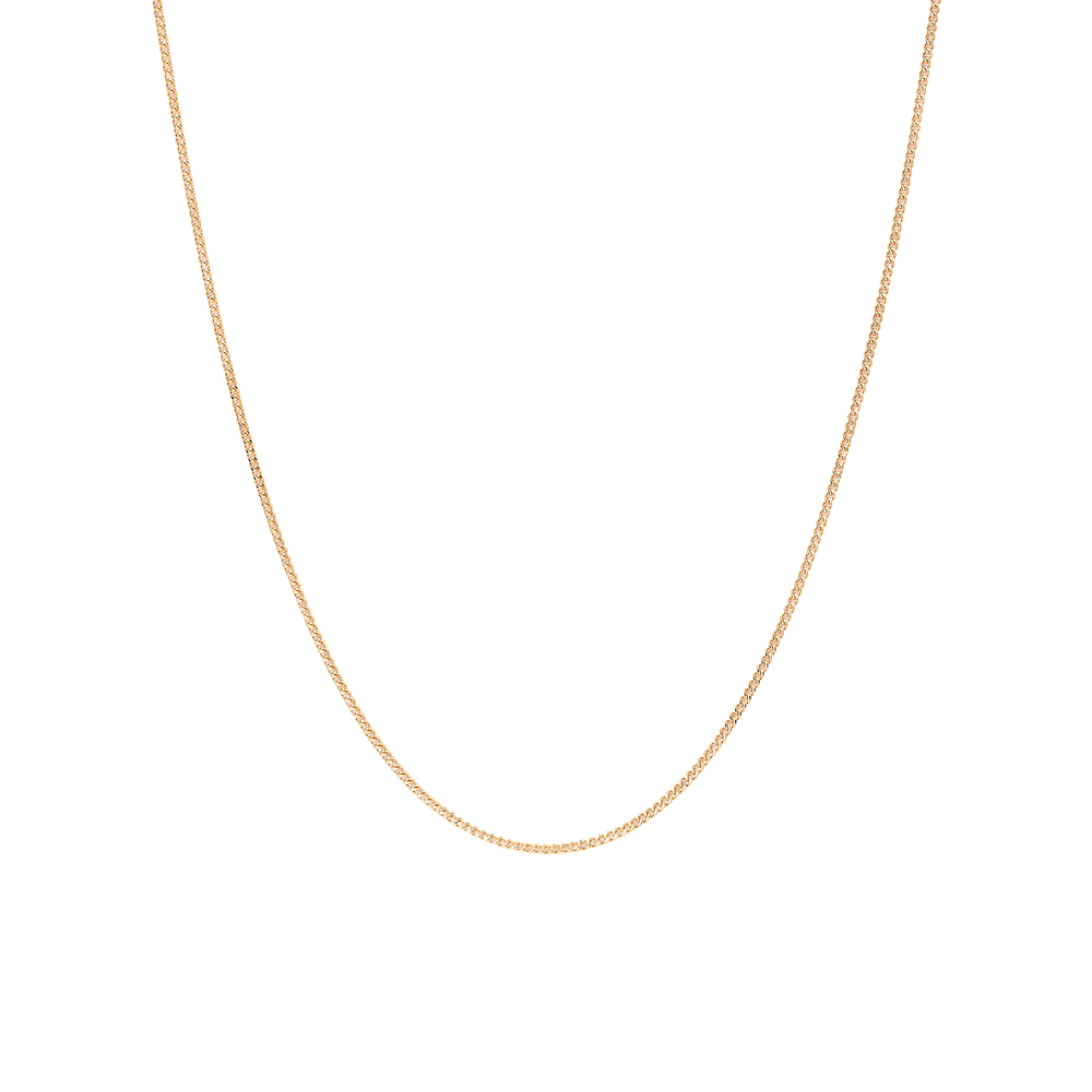 9kt Rose Gold Delicate Curb Chain