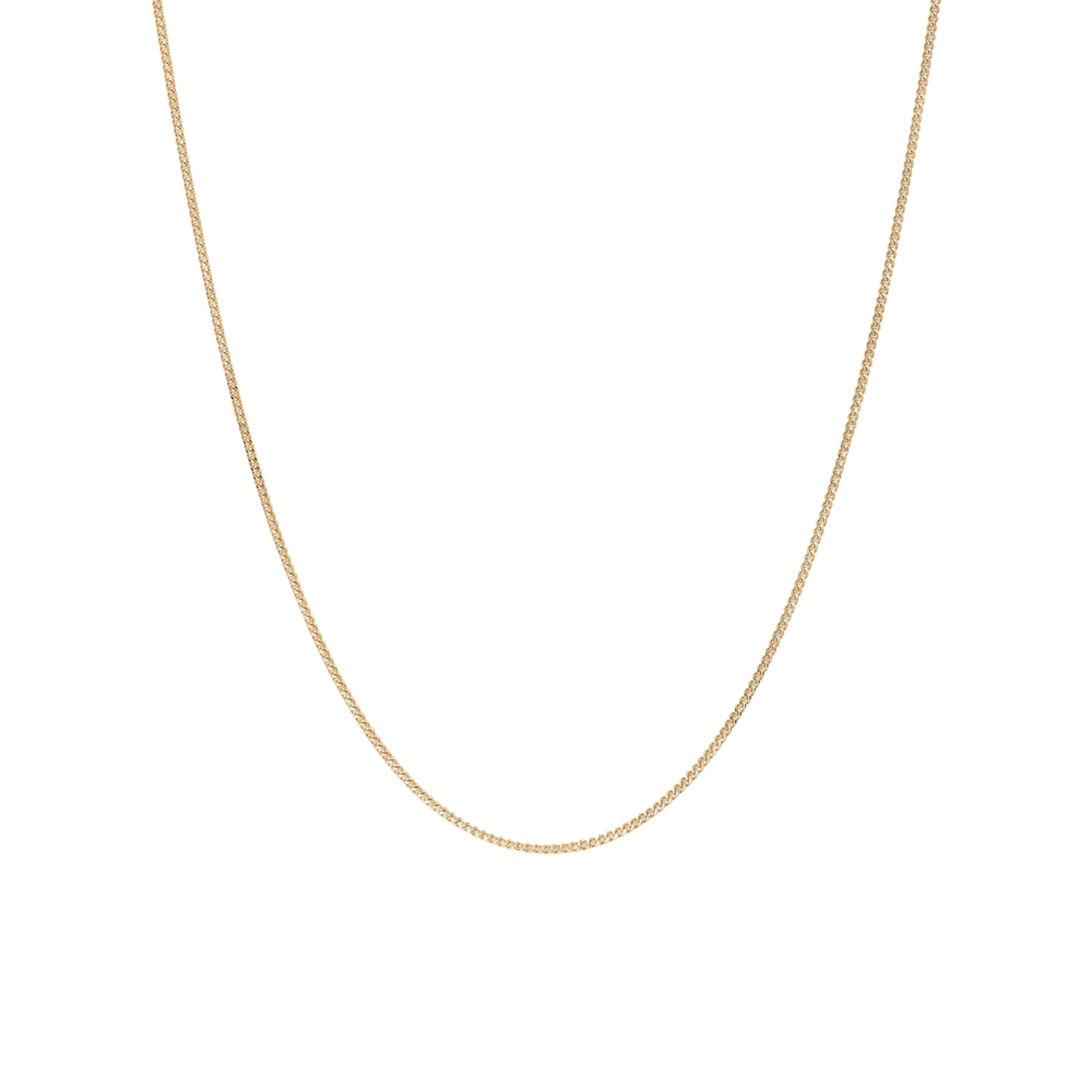 9kt Yellow Gold Delicate Curb Chain
