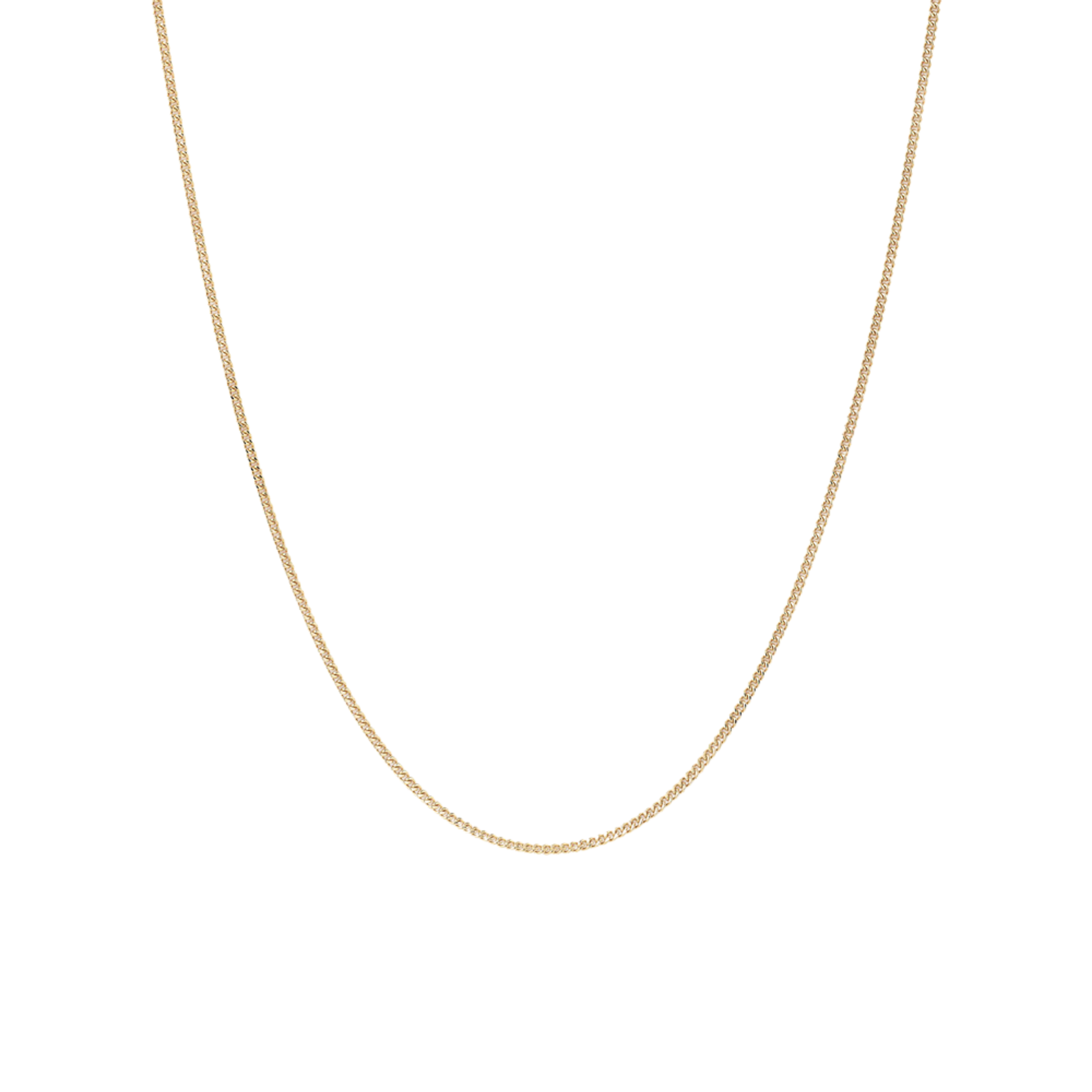 9kt Yellow Gold Delicate Curb Chain