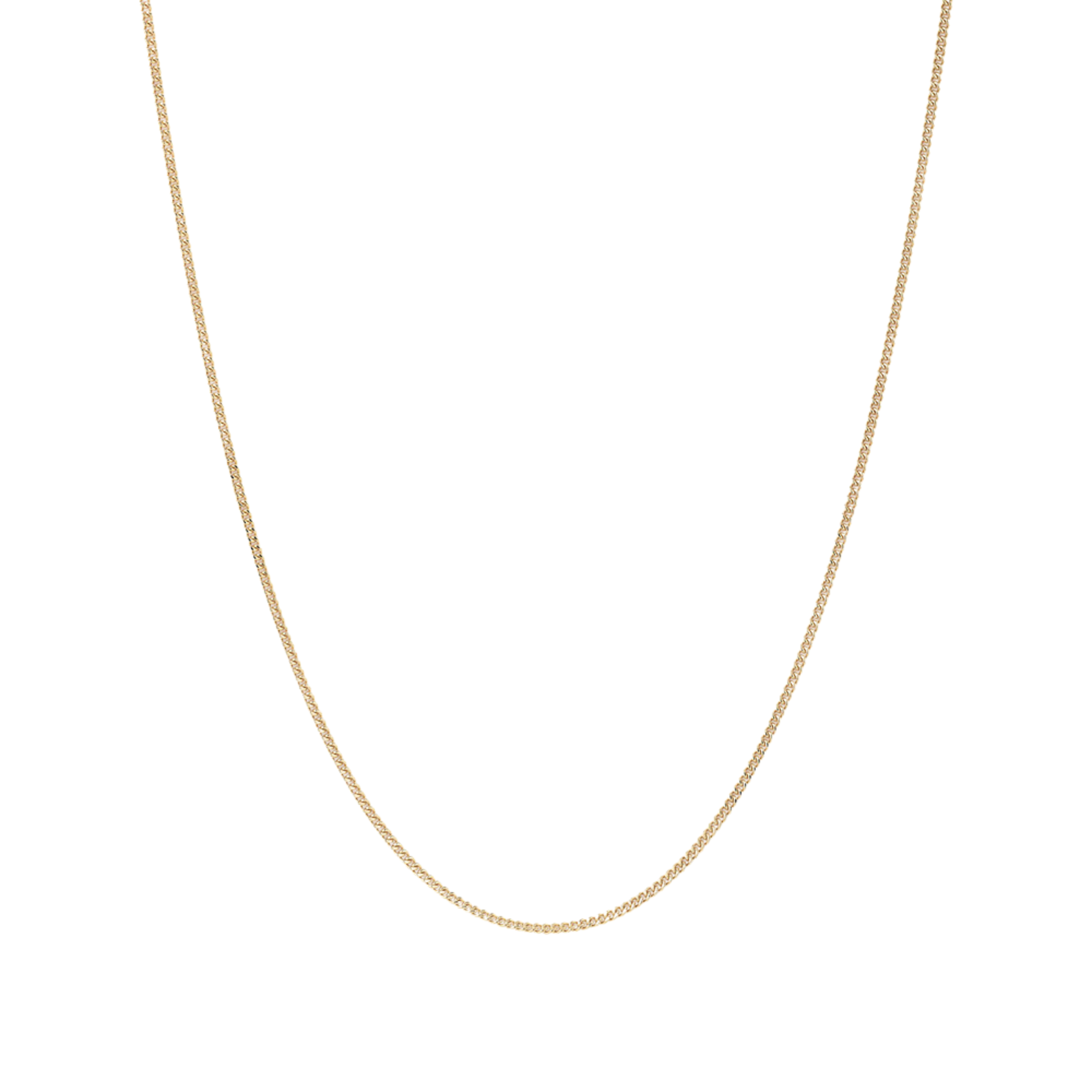 9kt Yellow Gold Delicate Curb Chain