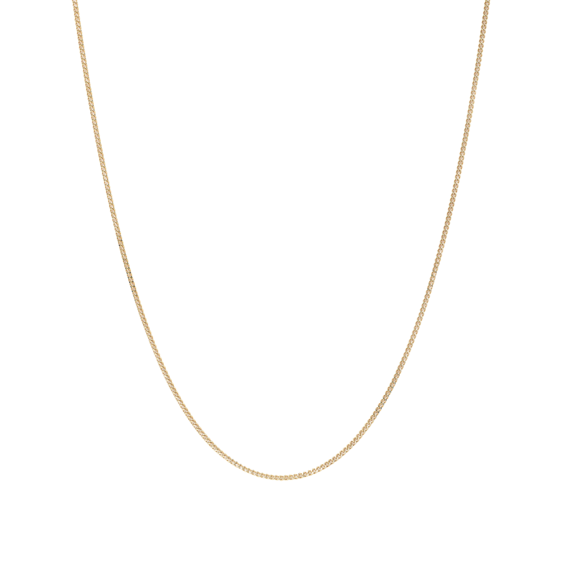 9kt Yellow Gold Delicate Curb Chain