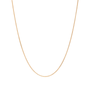 9kt Rose Gold Delicate Curb Chain