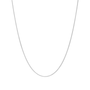 9kt White Gold Delicate Curb Chain