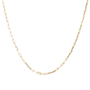 9kt Yellow Gold Paperclip Chain