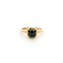 Era Cushion Black Diamond Ring