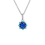 Tanzanite Queen protea Pendant
