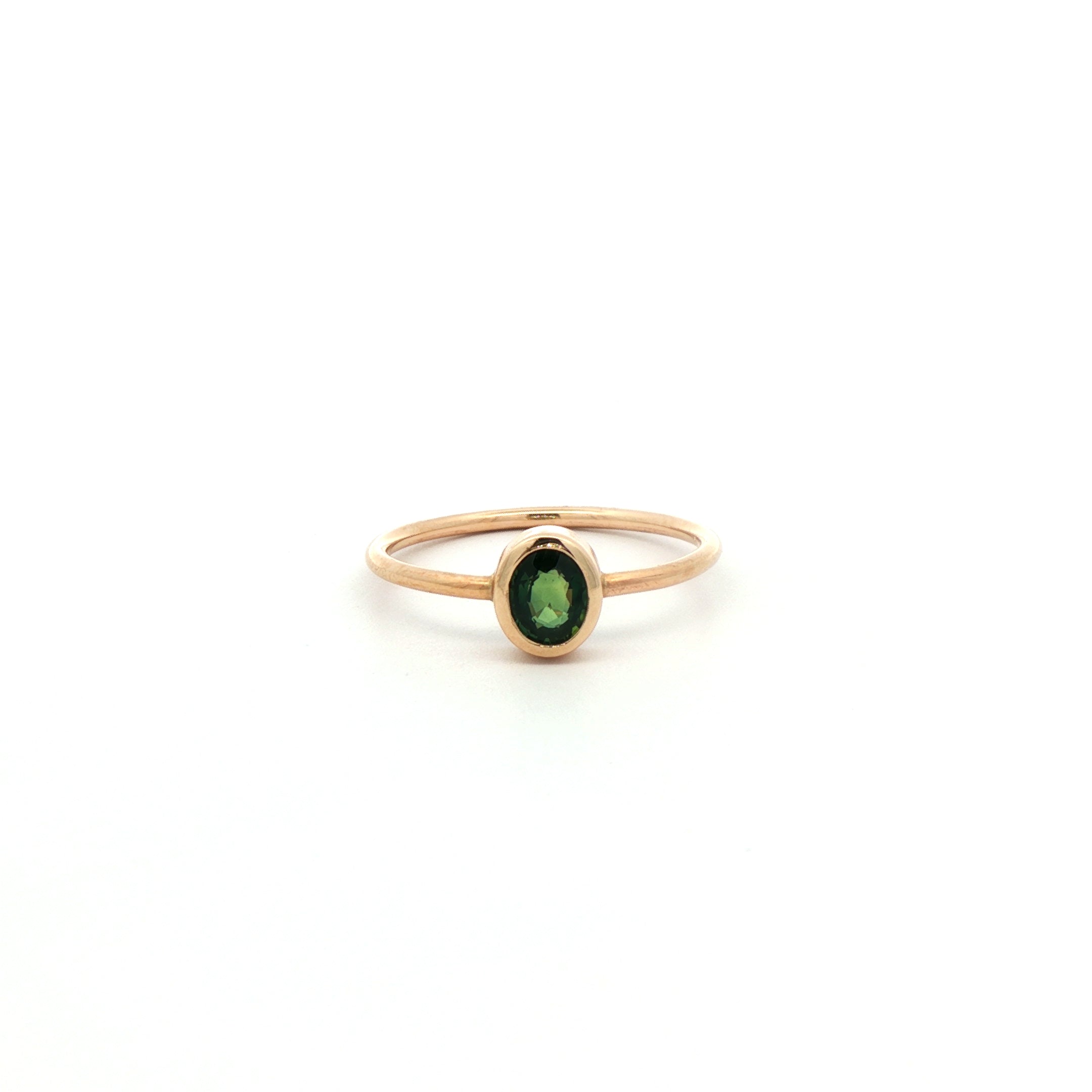 Mila Green Tourmaline Sapphire Ring