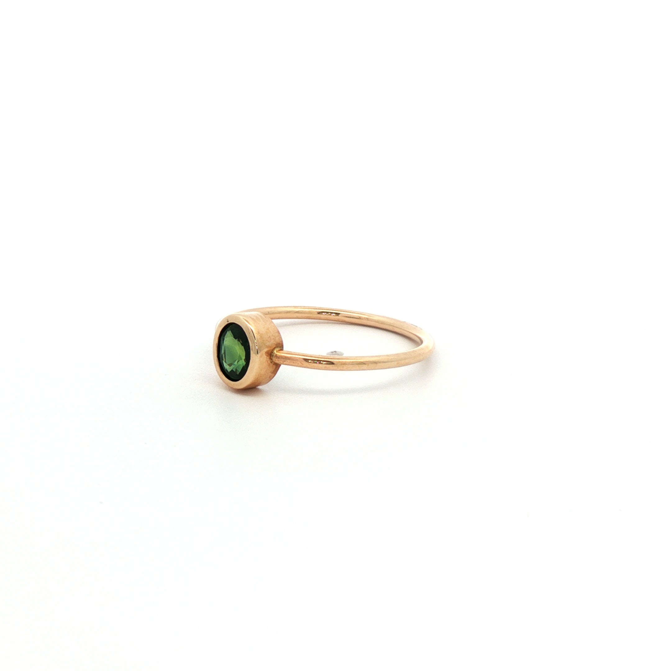 Mila Green Tourmaline Sapphire Ring