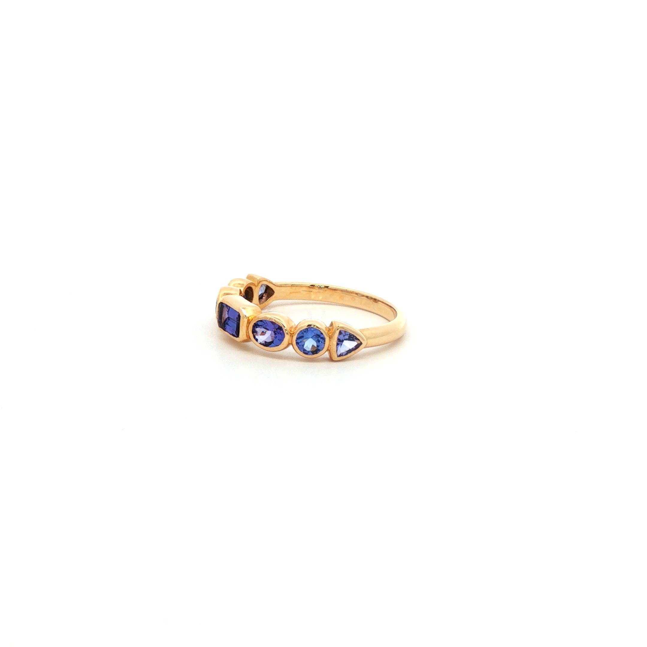Ophelia 7-Stone Tanzanite Ring