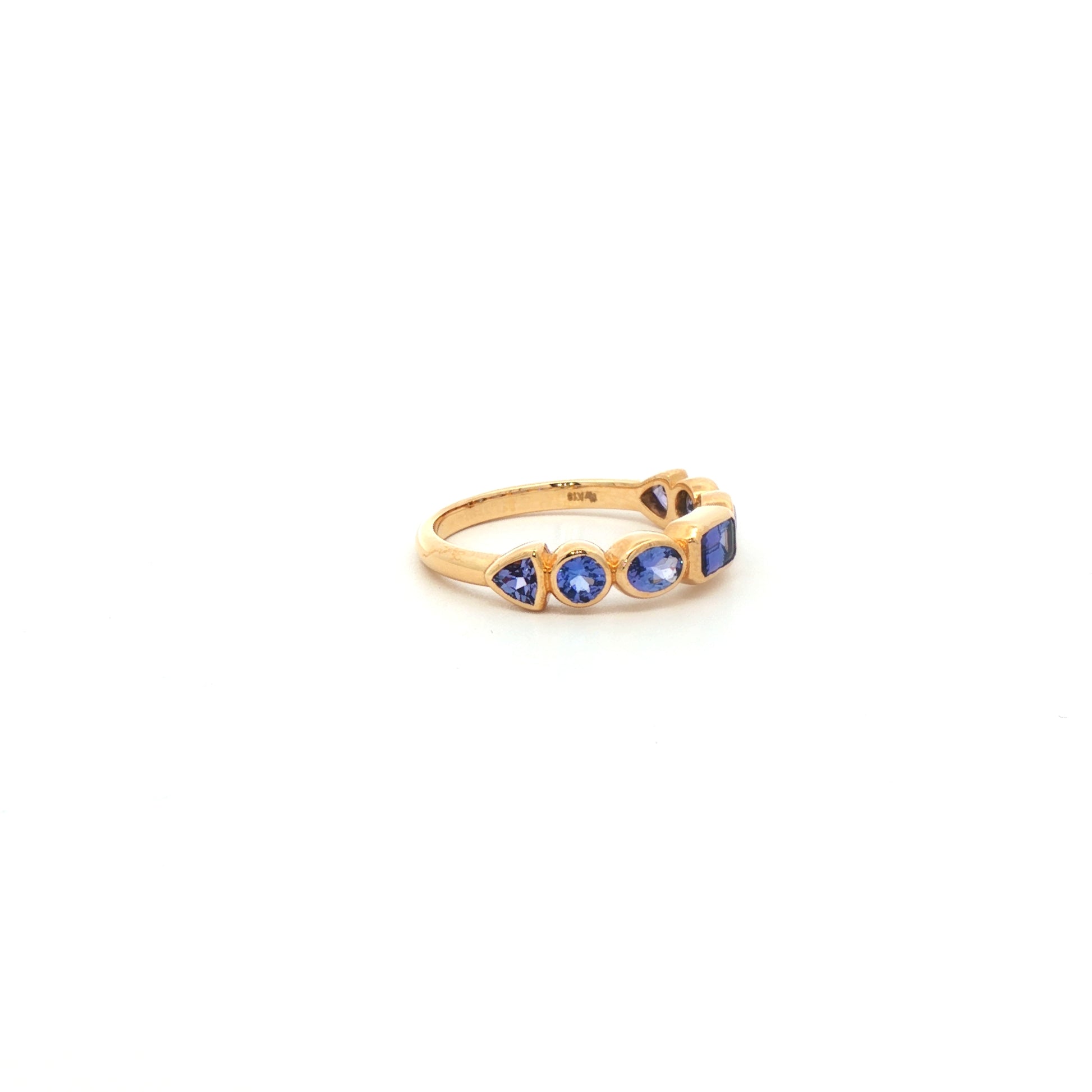 Ophelia 7-Stone Tanzanite Ring