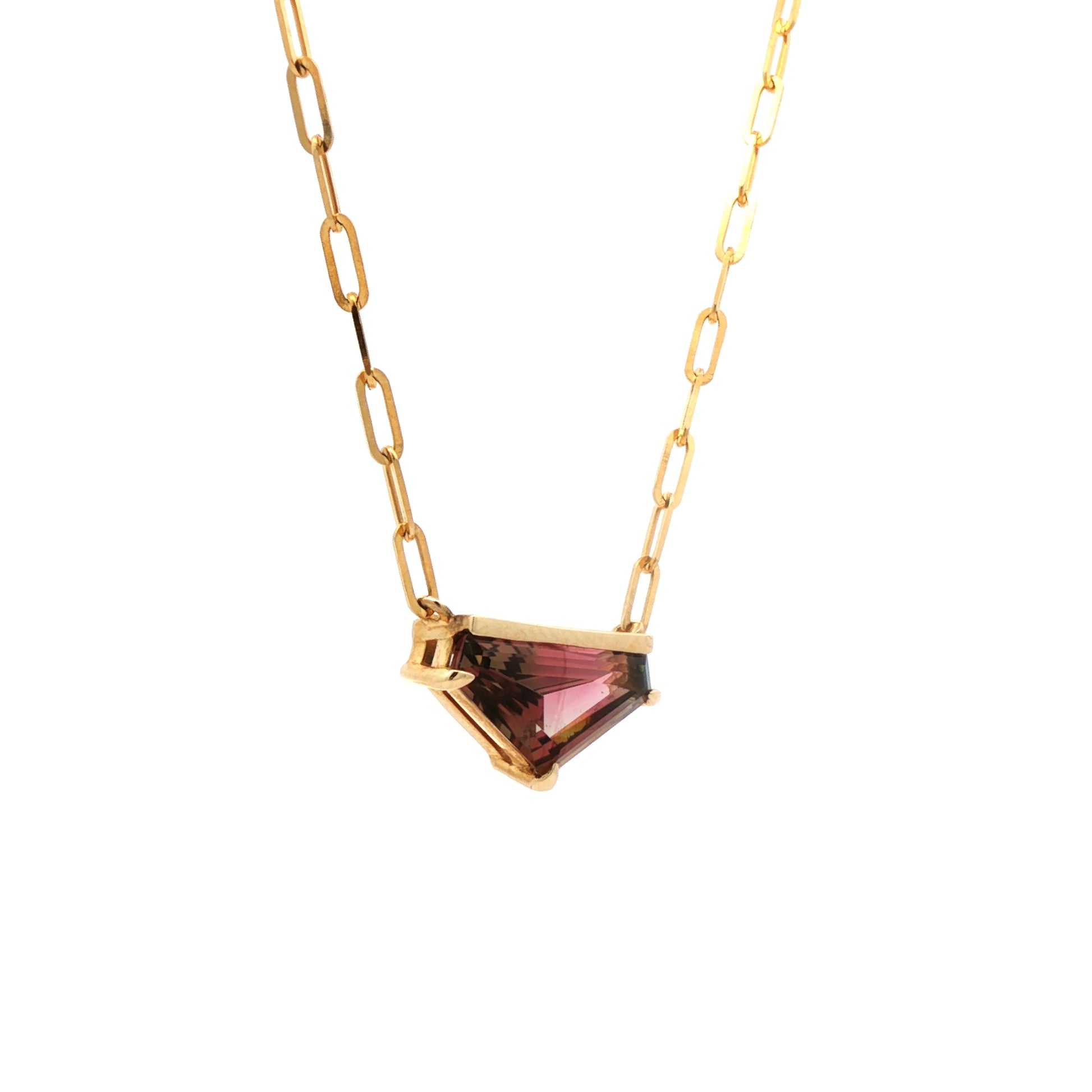 Calista Pink Tourmaline Necklace