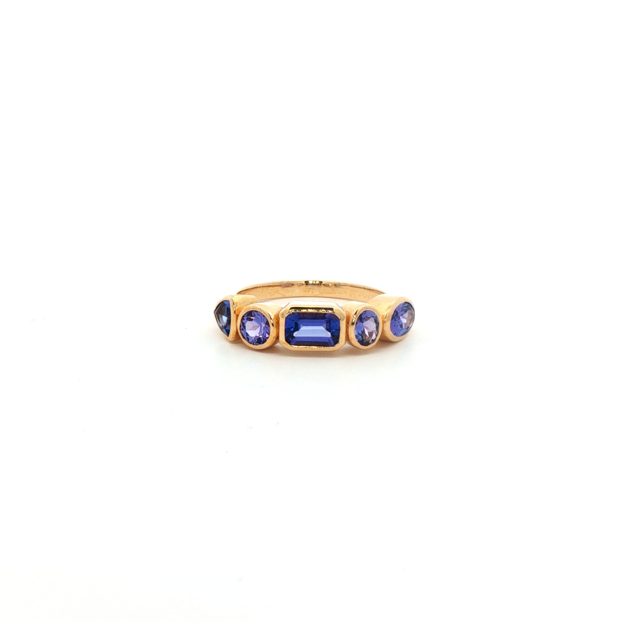 Ophelia 5-Stone Tanzanite Ring