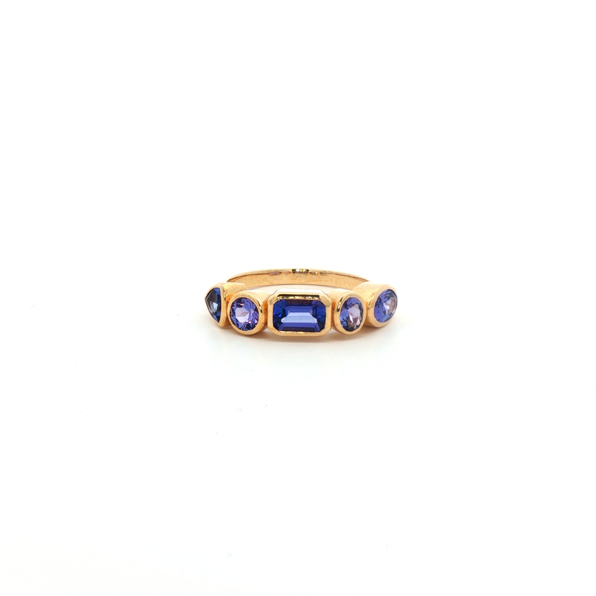 Ophelia 5-Stone Tanzanite Ring