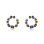 Ophelia Tanzanite Crescent Hoops