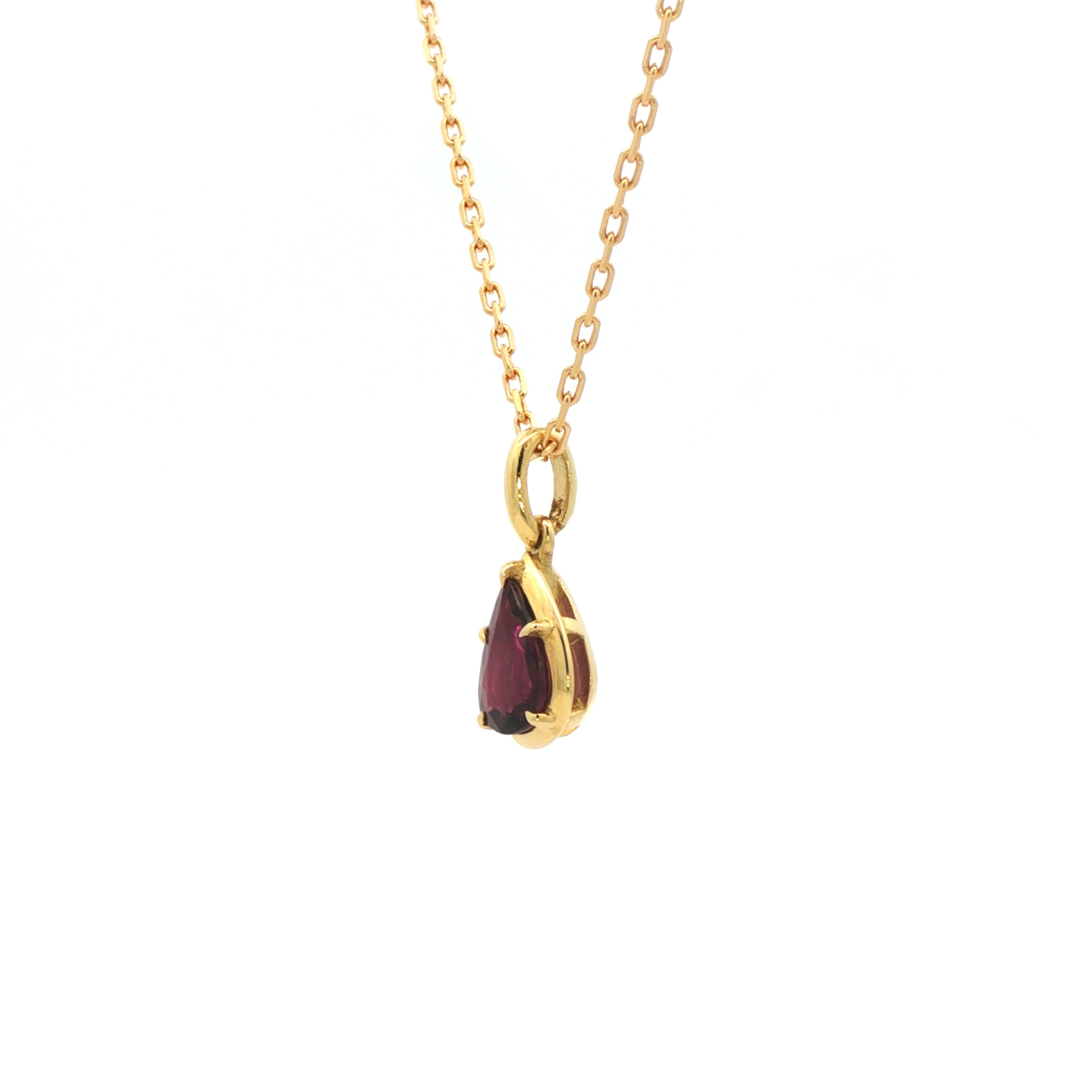 Era Ruby Pear Pendant