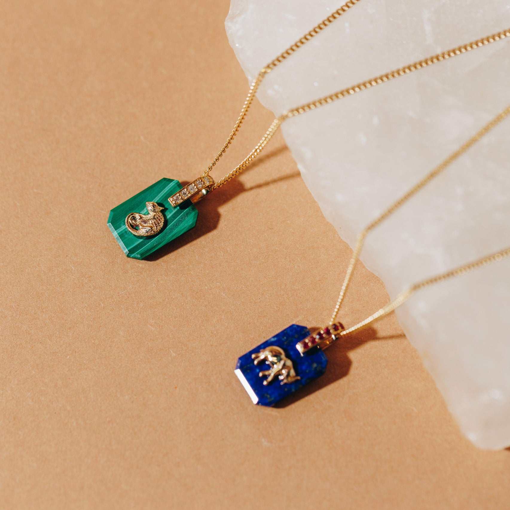 AFRICA Slab Pendant (Blue) image 2