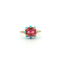 Pink Oval Queen protea Ring