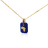 AFRICA Slab Pendant (Blue) image 0