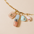 CHILL PILL Chalcedony & Guava Quartz Pendant image 1