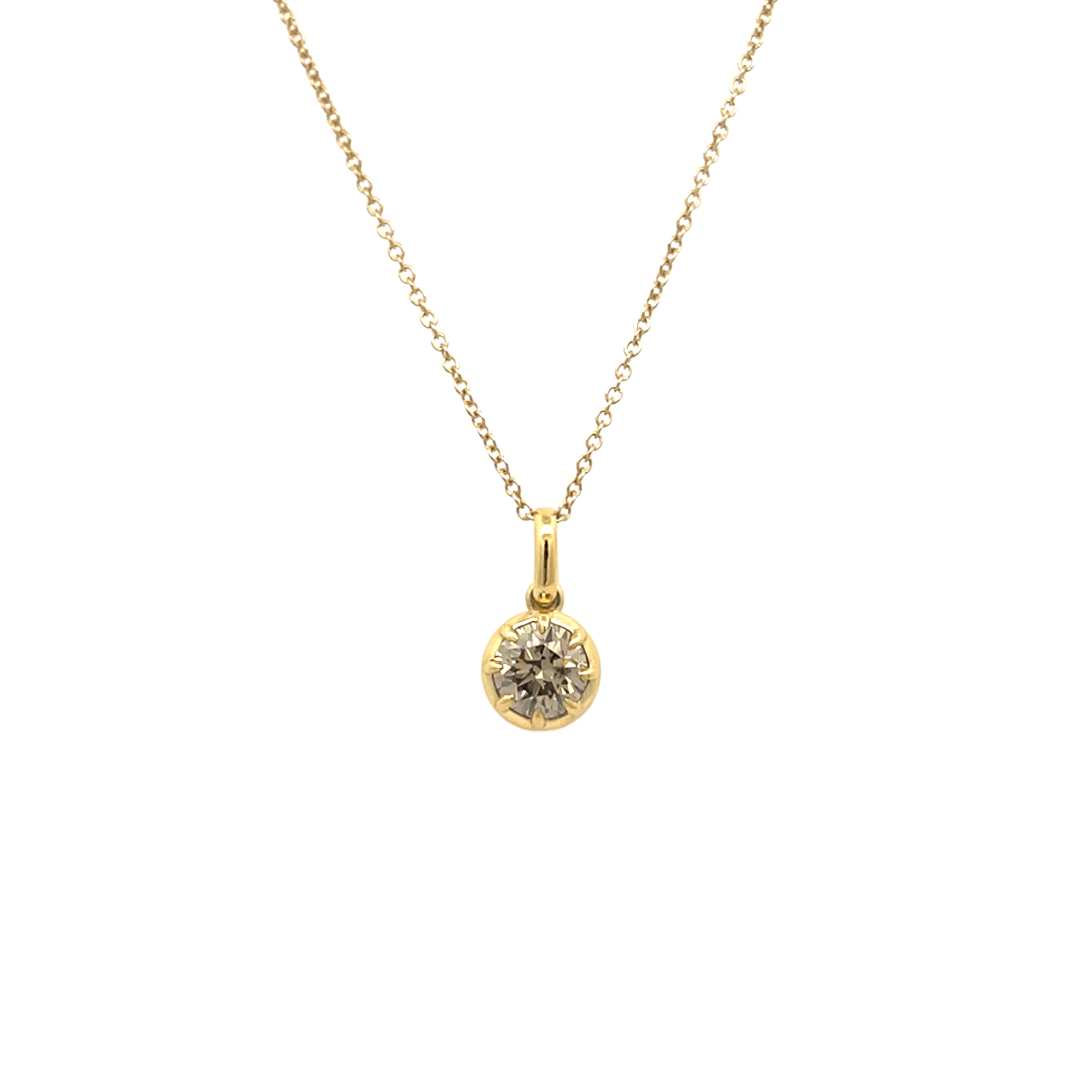 Era Champagne Diamond Pendant