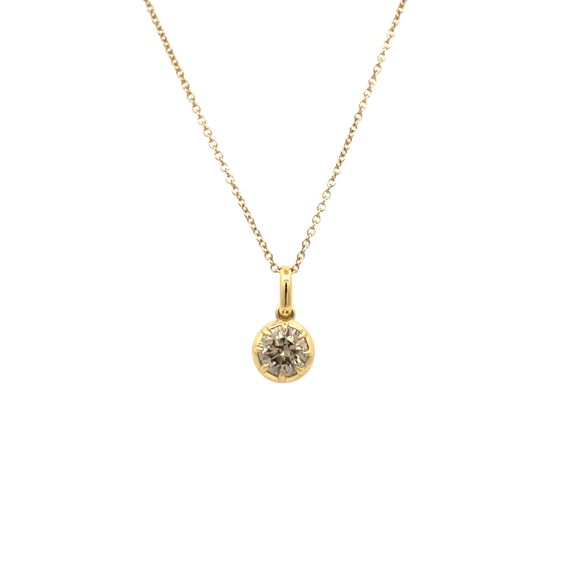 Era Champagne Diamond Pendant