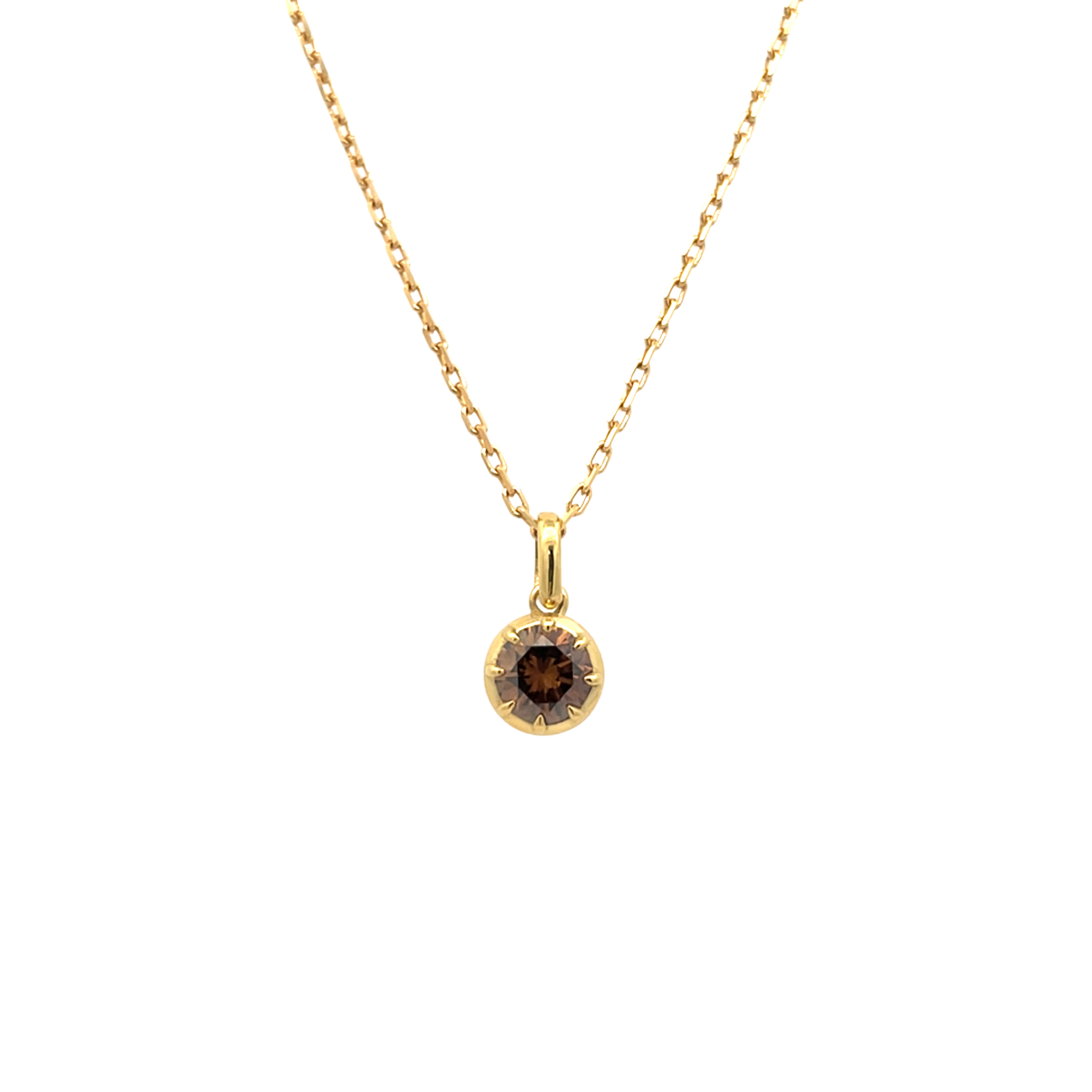 Era Fancy Brown Diamond Pendant