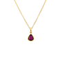 Era Ruby Pear Pendant