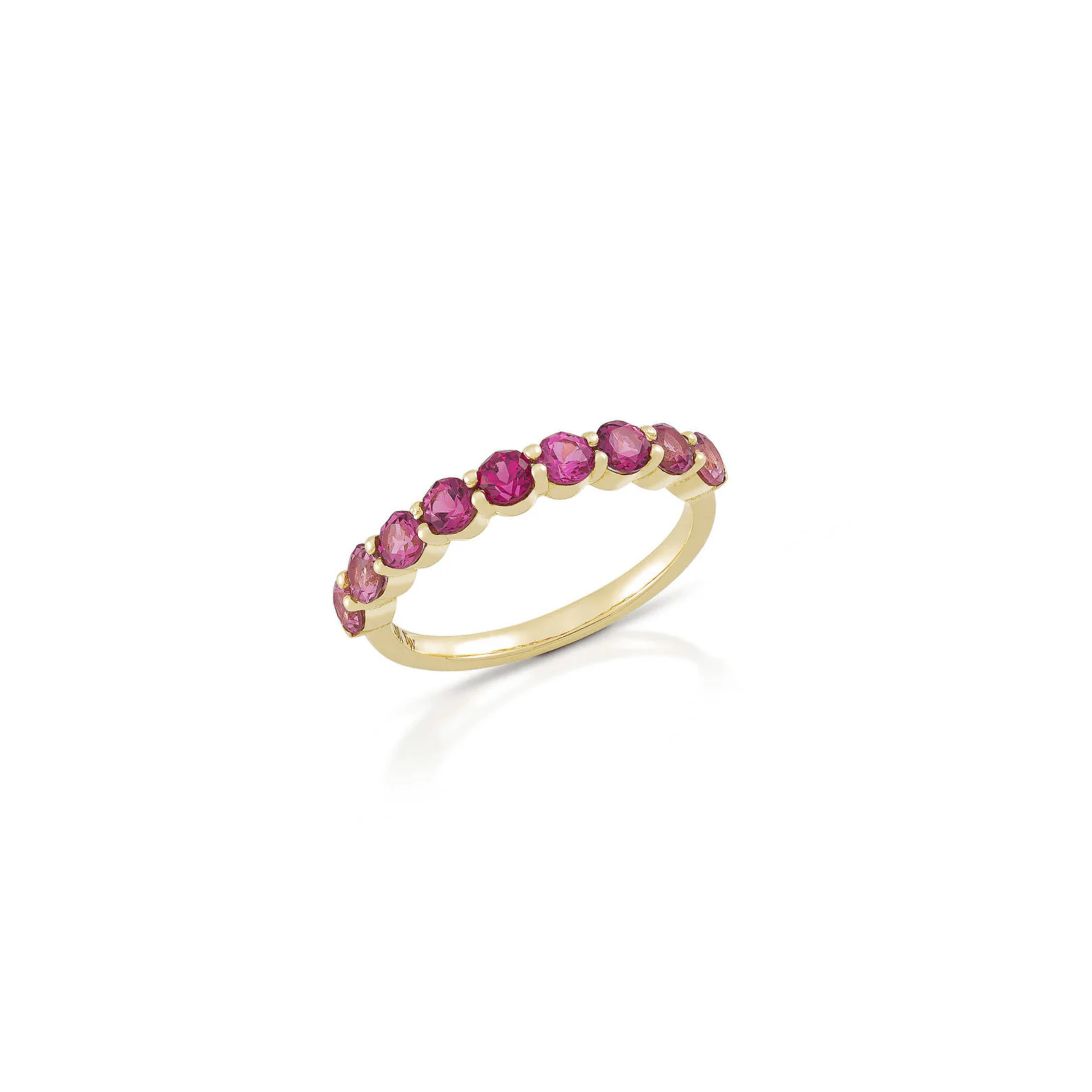 Pink Round Aurora Ring