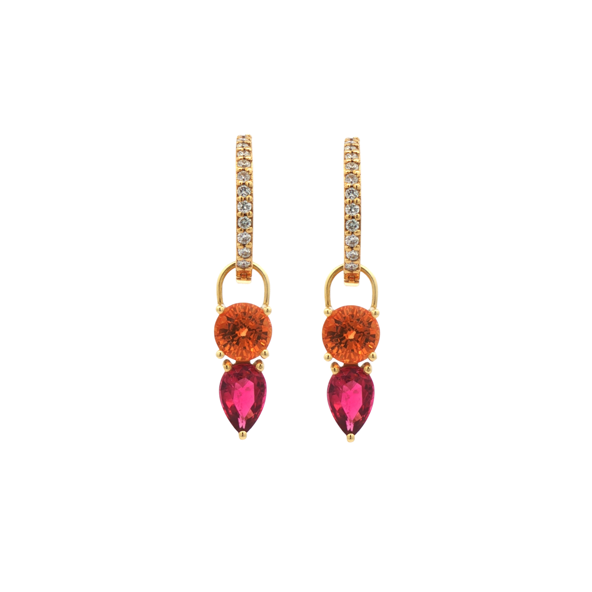 Maya Manderin Hoop Charms