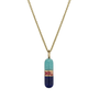 CHILL PILL Lapis Lazuli & Amazonite Pendant image 0