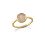 Moonstone Moon Ring
