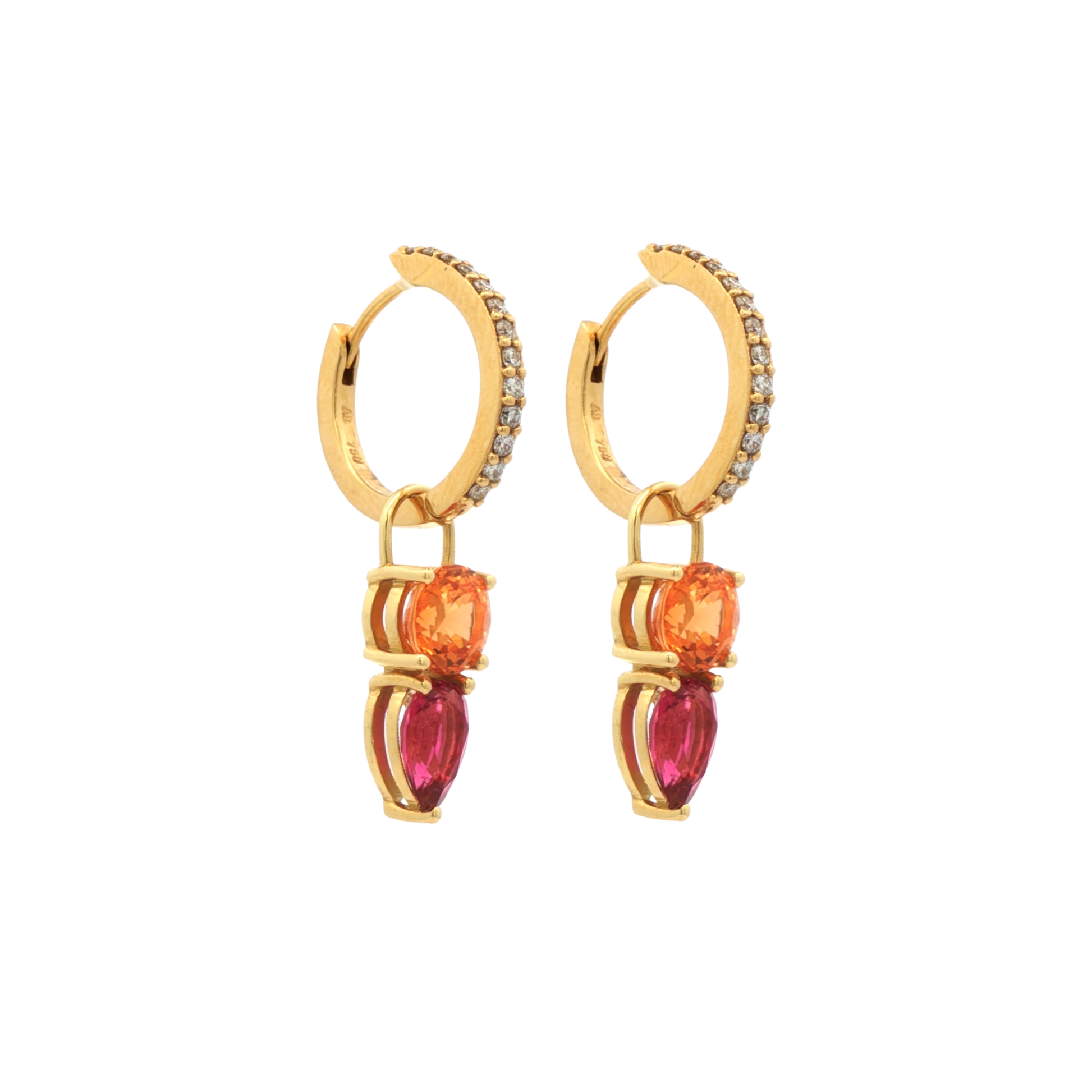 Maya Manderin Hoop Charms