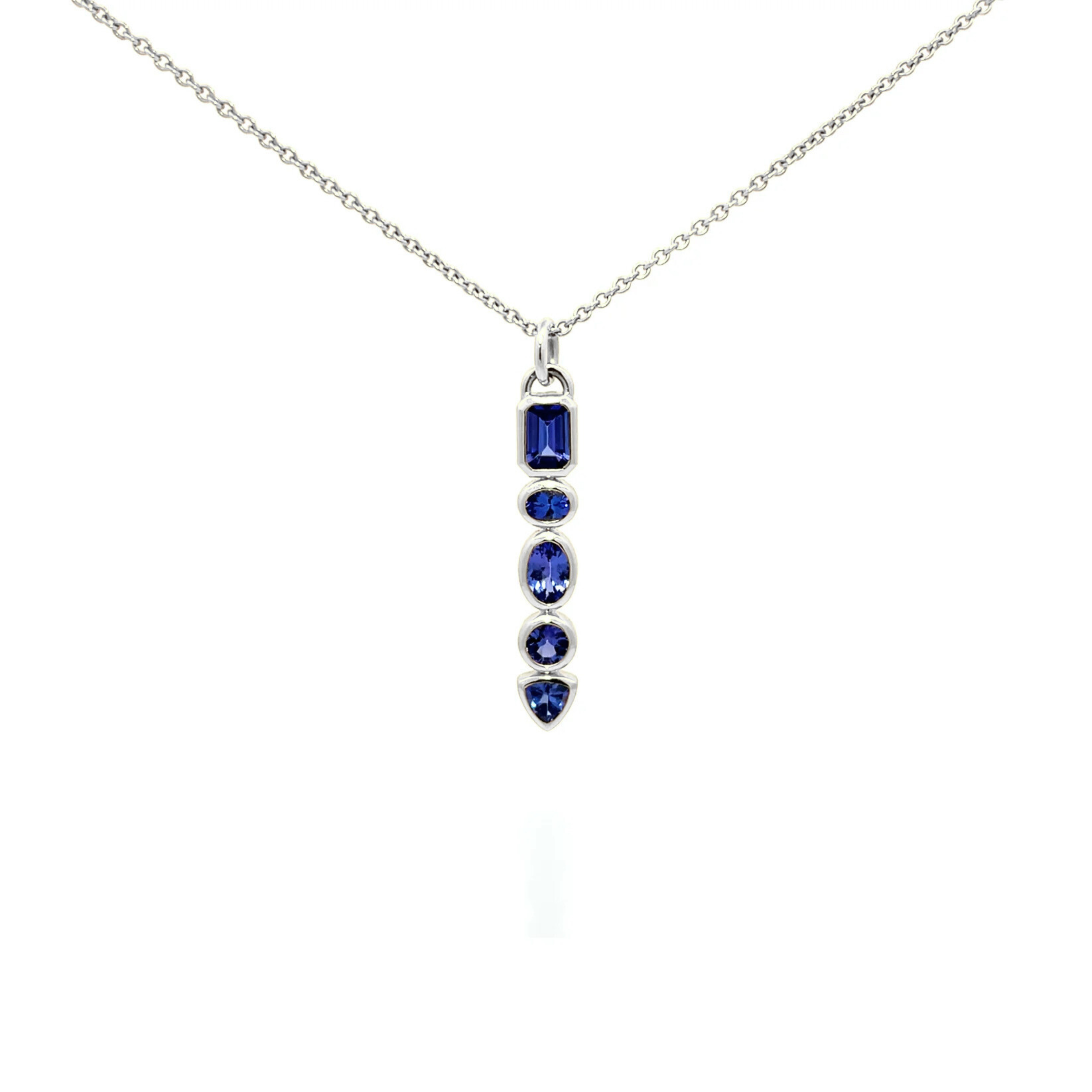 Ophelia Tanzanite Drop Pendant