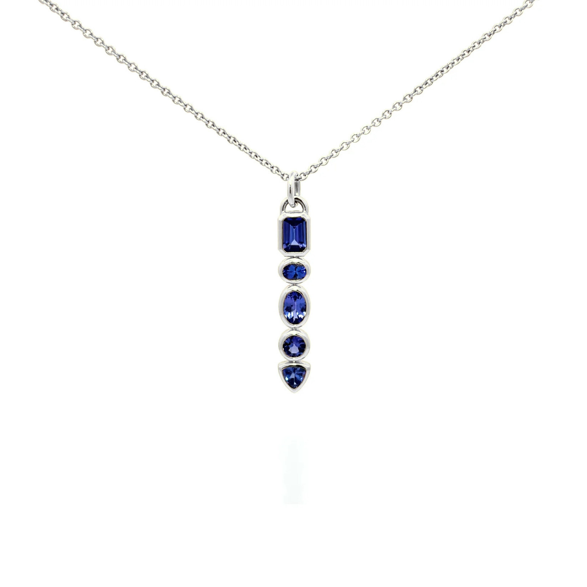 Ophelia Tanzanite Drop Pendant