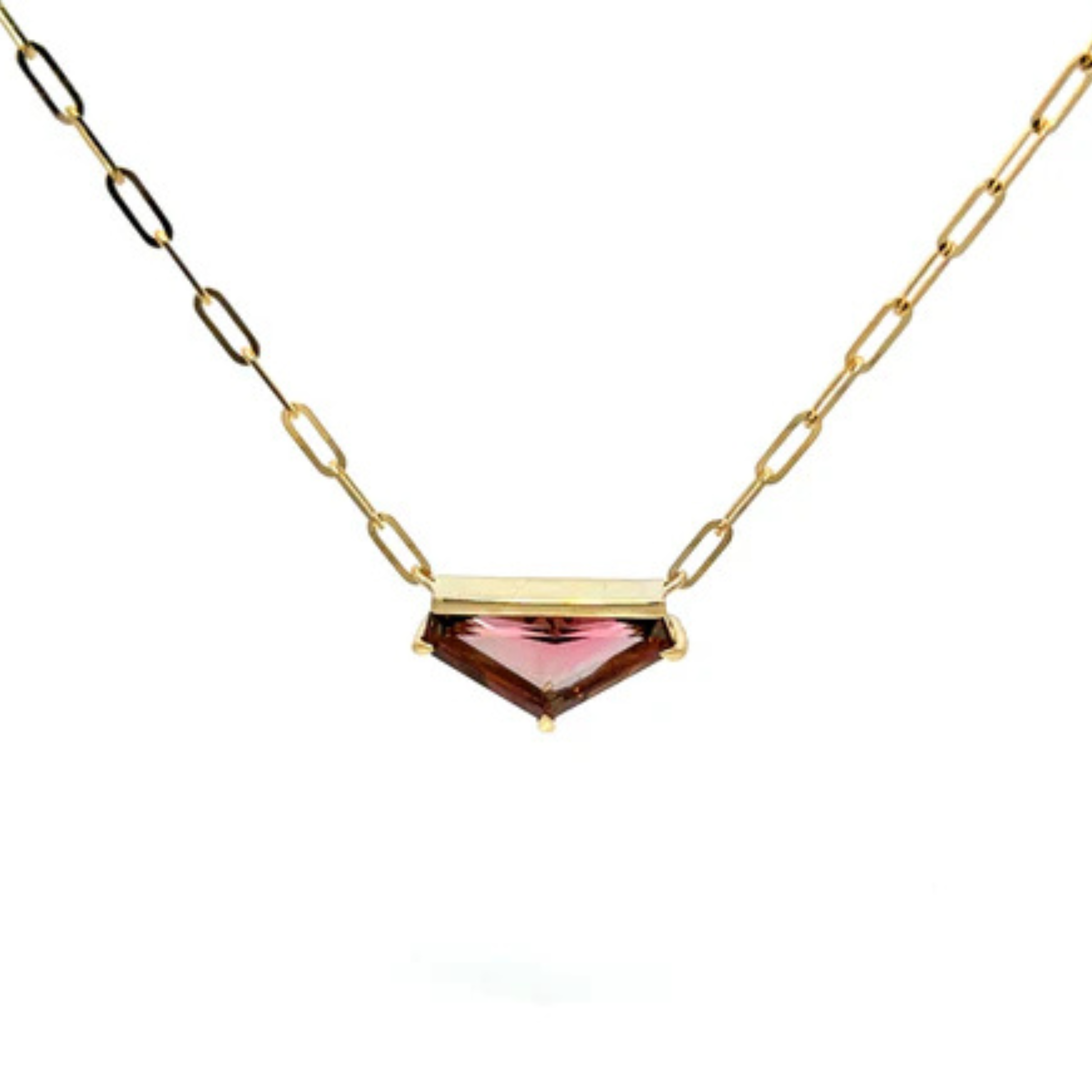 Calista Pink Tourmaline Necklace