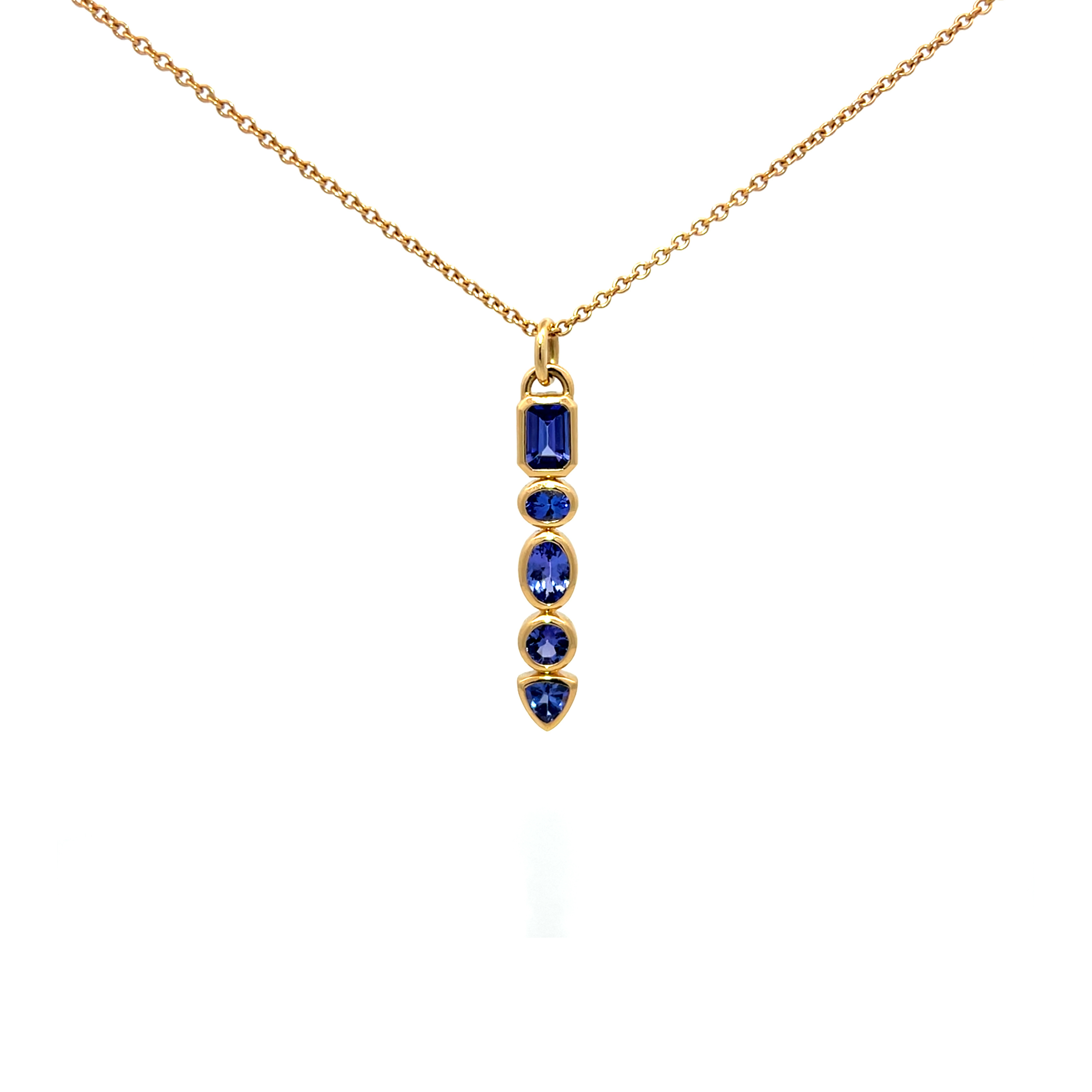 Ophelia Tanzanite Drop Pendant
