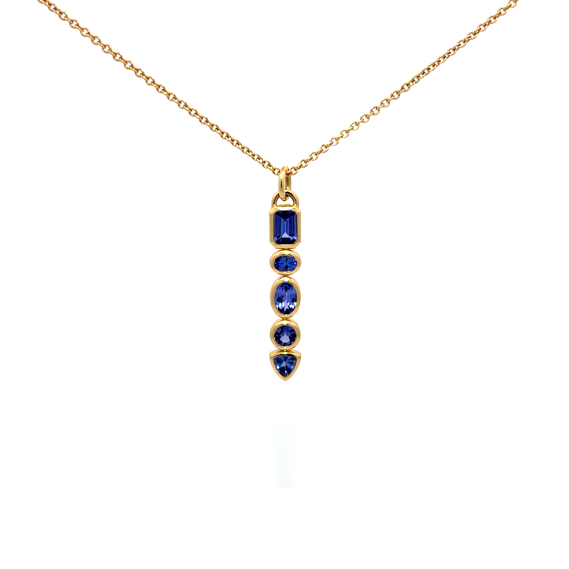 Ophelia Tanzanite Drop Pendant