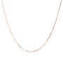 9kt Rose Gold Paperclip Chain