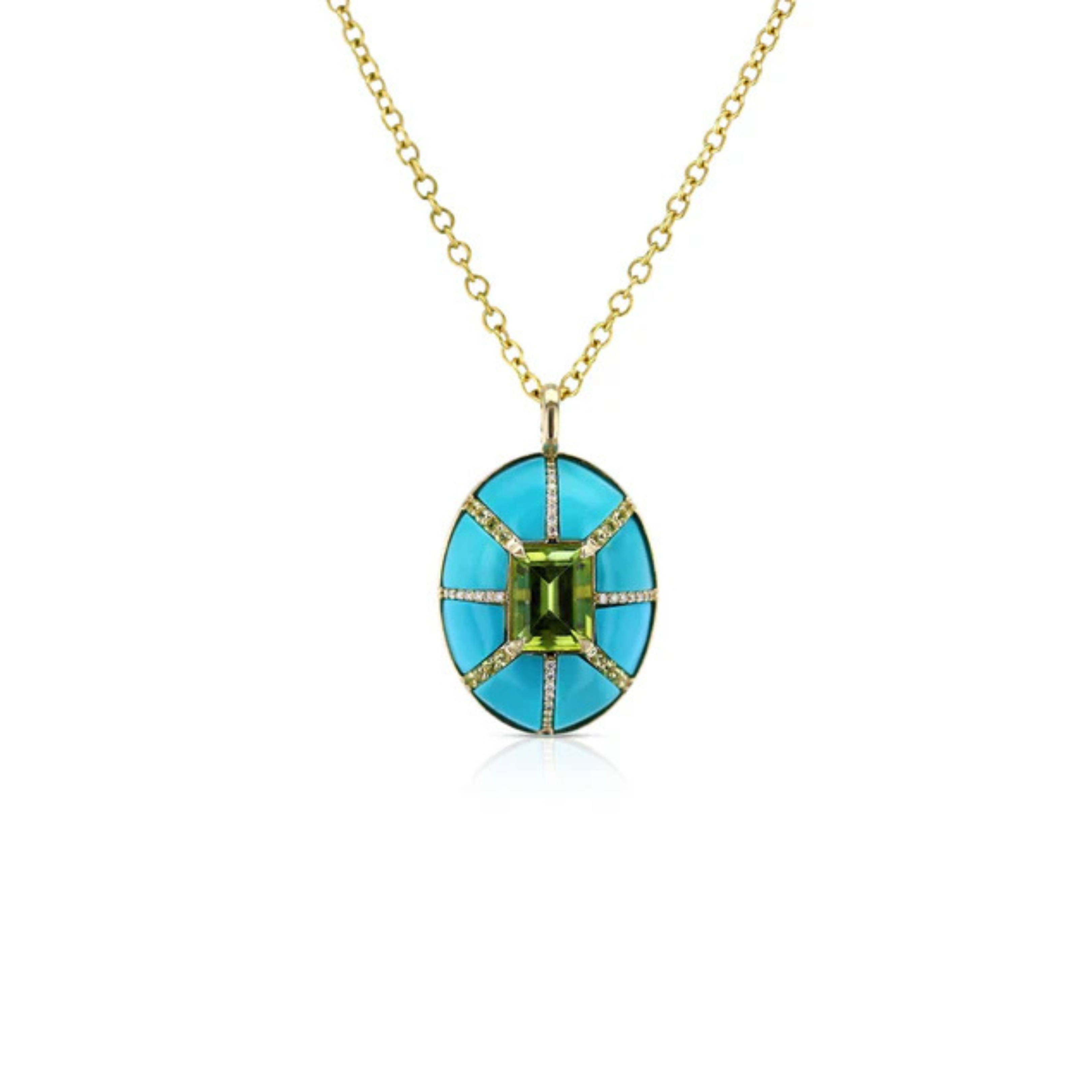 Turquoise North Star Pendant