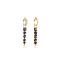 Ophelia Tanzanite Drop Hoop Charms