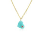 Amazonite Heart Pendant