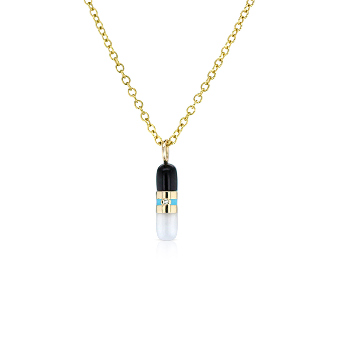 CHILL PILL Onyx Petite Charm image 0