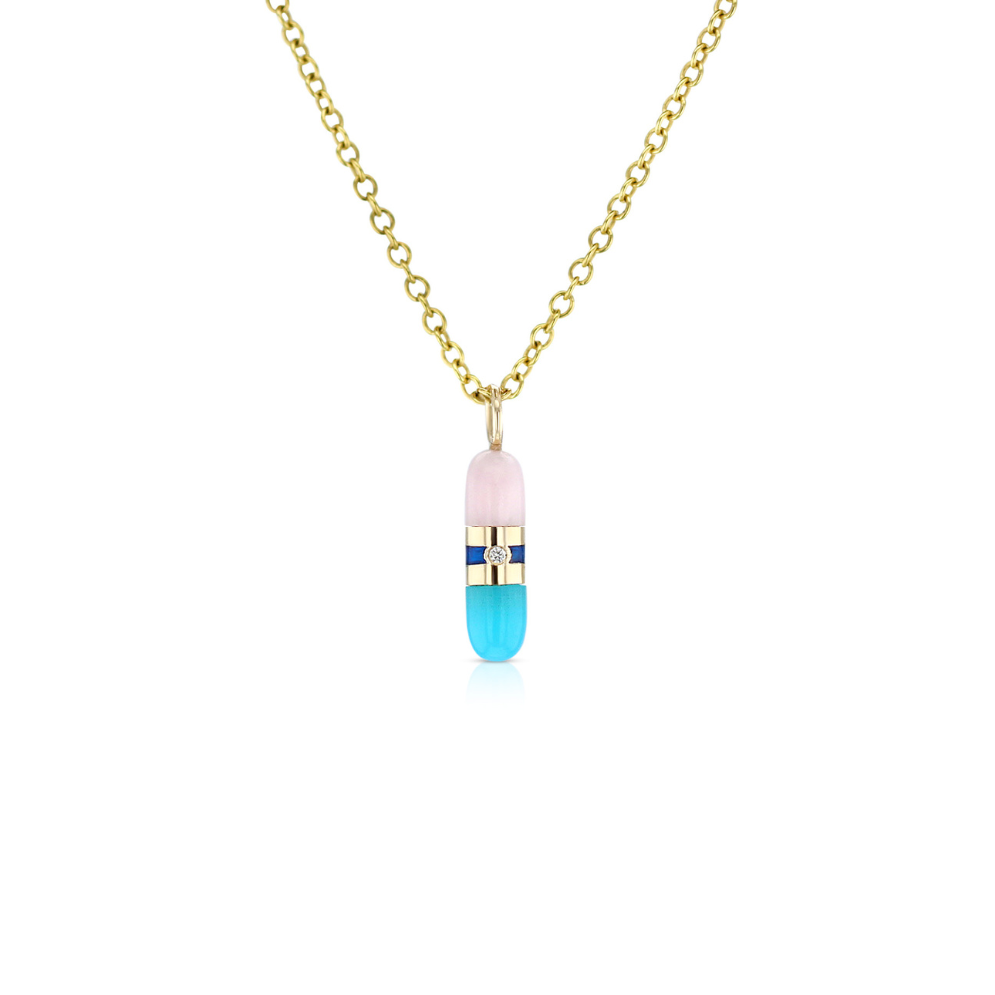 CHILL PILL Pink Opal Petite Charm image 0