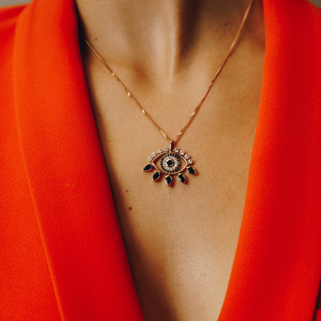 EVIL EYE Goddess Pendant image 1